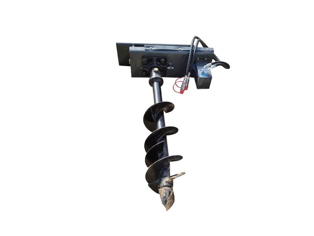 Auger attachment rental Pasco WA, hydraulic skid steer auger for post holes, footings and fence lines at PL Equipment Rental