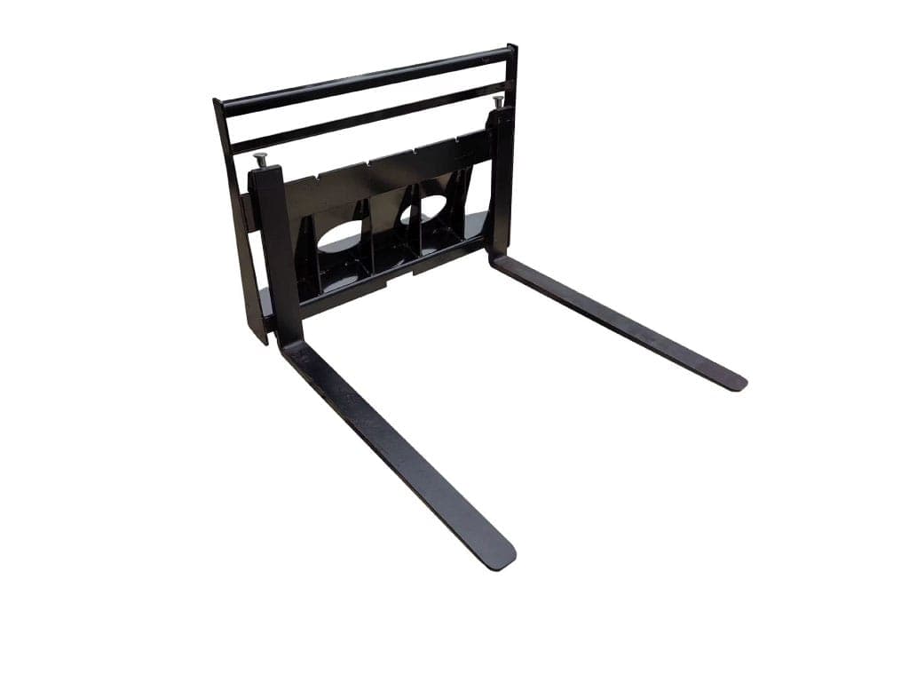 Forks attachment rental Pasco WA skid steer pallet forks for lifting moving and stacking heavy loads at PL Equipment Rental