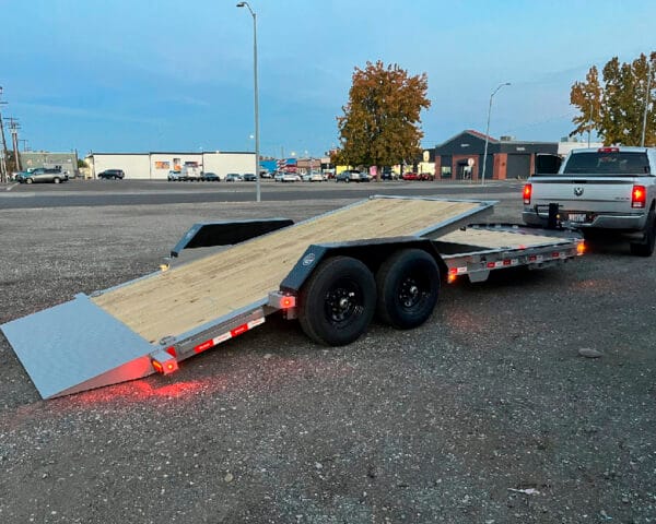 Heavy duty flatbed trailer rental Pasco WA 14000 lbs — PL Equipment Rental