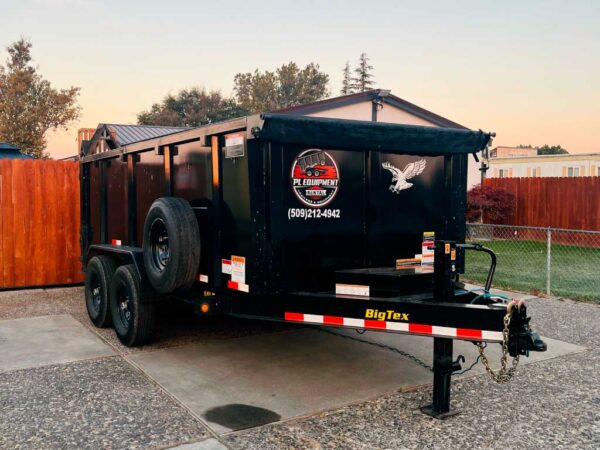 Dump Trailer 7x14x48" for 14,000lbs