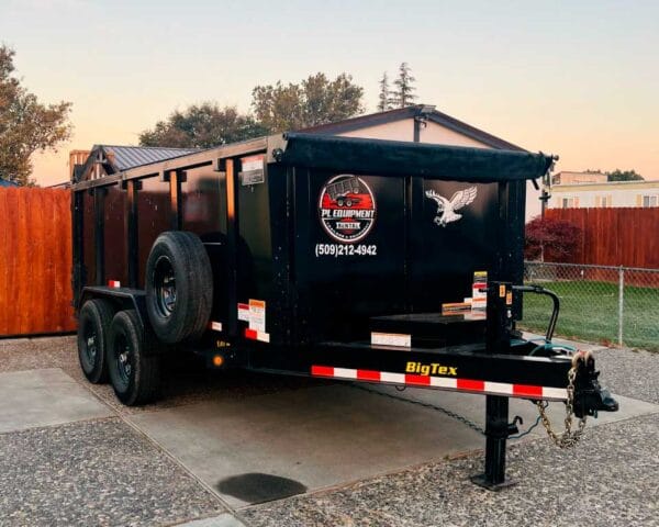 14000 lb dump trailer rental Pasco WA — PL Equipment Rental