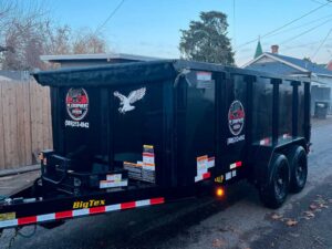 Dump Trailer 7x14x48" for 14,000lbs - Image 2